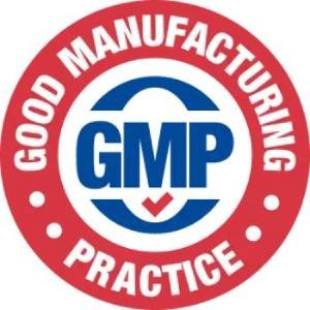 Good Manufacturing Practice badge supporting Nervala product safety and quality